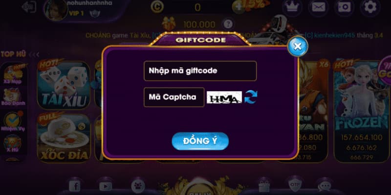 Những game nổ hũ hấp dẫn tặng code hiện nay